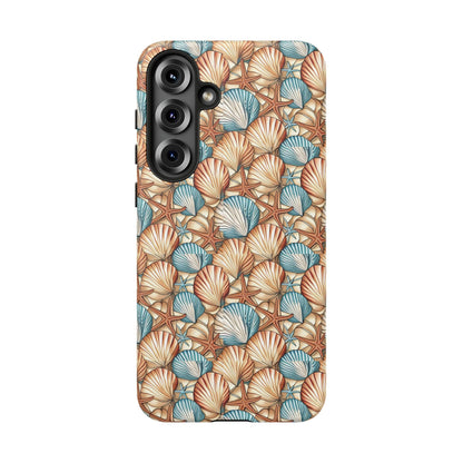Starfish and Seashells Tough Cell Phone Case - Ruppy's Creations