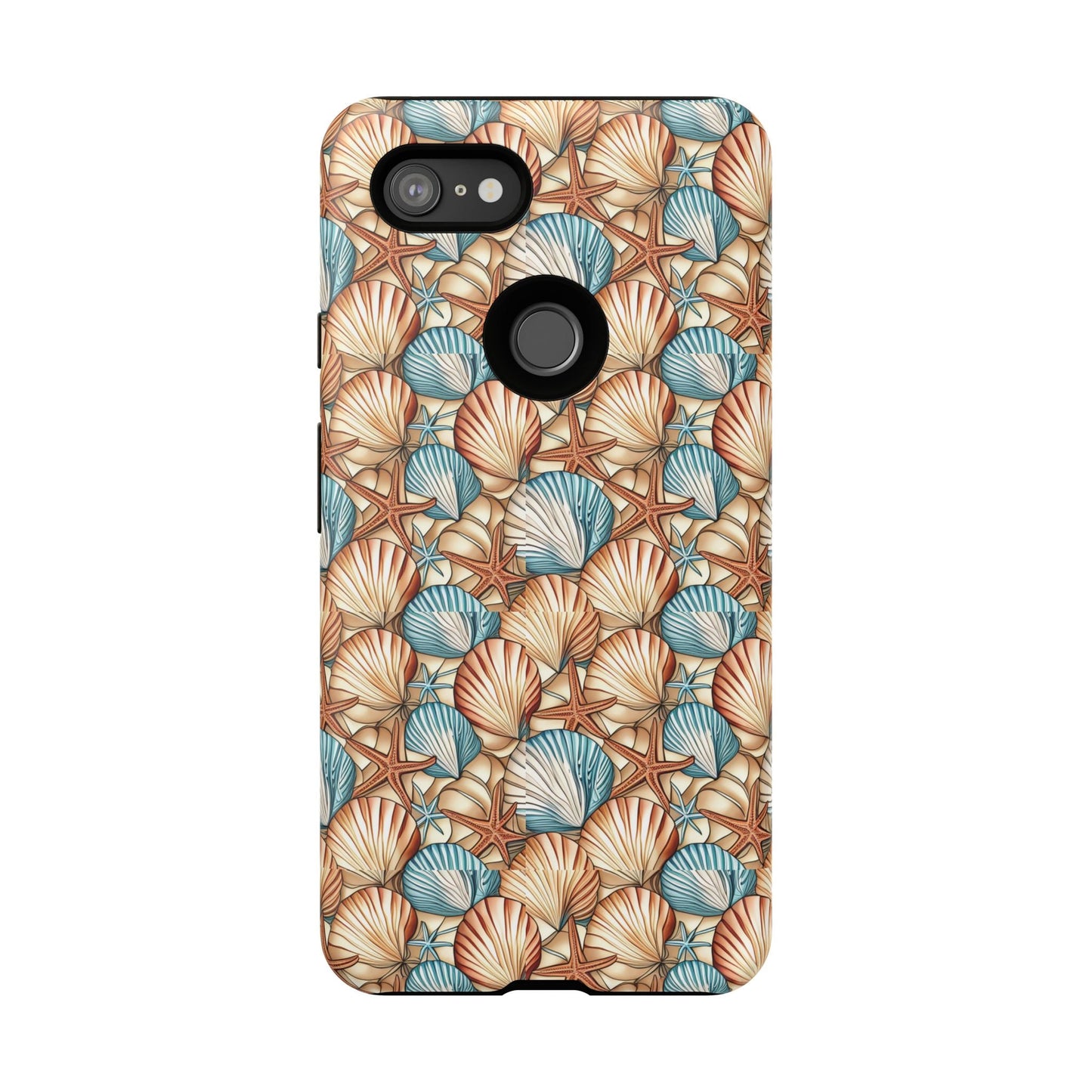 Starfish and Seashells Tough Cell Phone Case - Ruppy's Creations