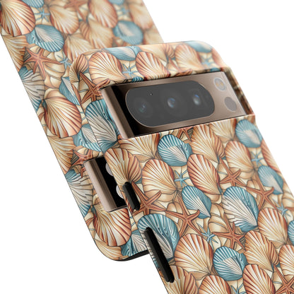 Starfish and Seashells Tough Cell Phone Case - Ruppy's Creations
