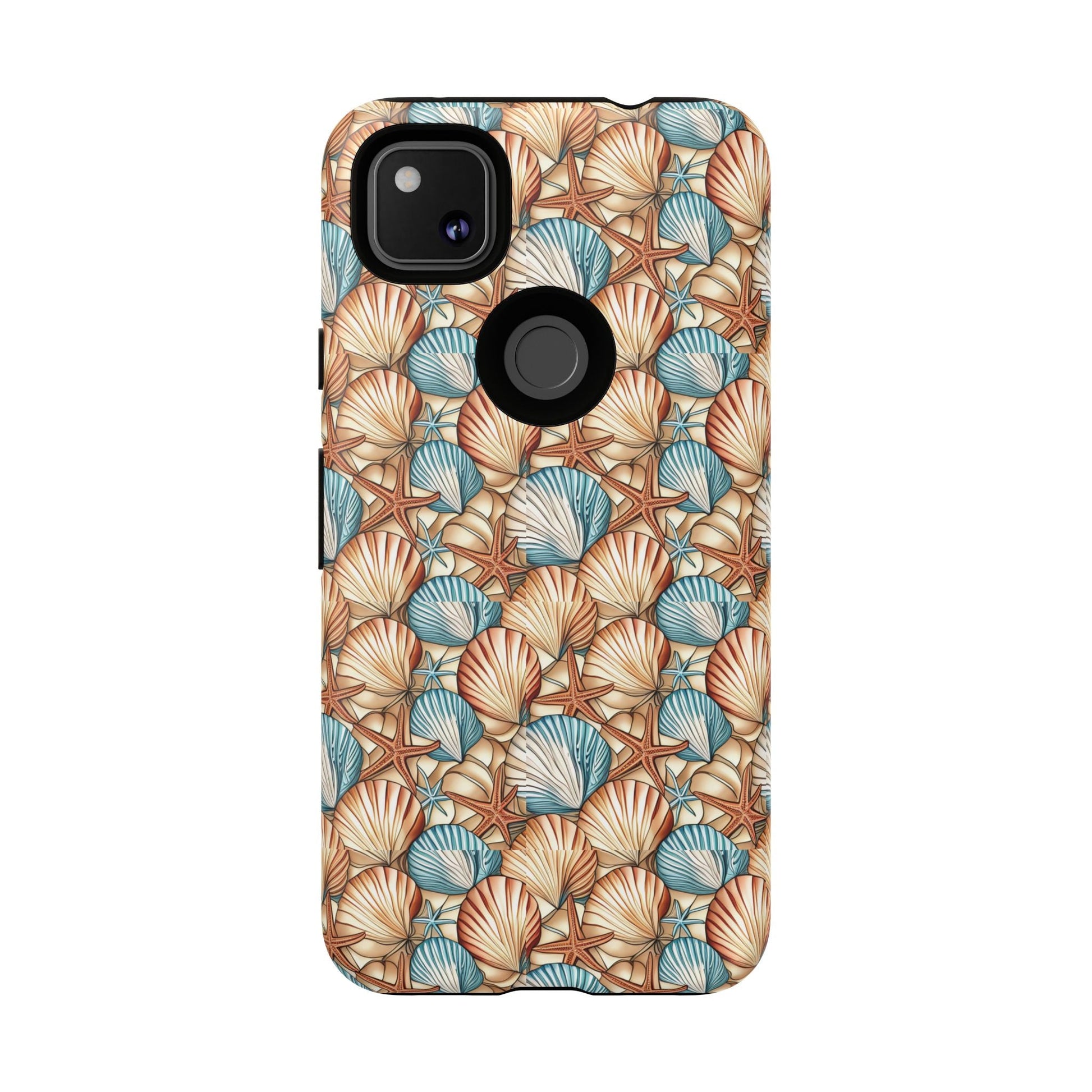 Starfish and Seashells Tough Cell Phone Case - Ruppy's Creations