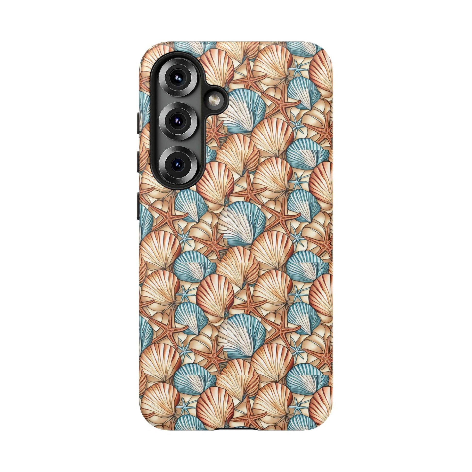 Starfish and Seashells Tough Cell Phone Case - Ruppy's Creations