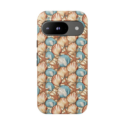 Starfish and Seashells Tough Cell Phone Case - Ruppy's Creations