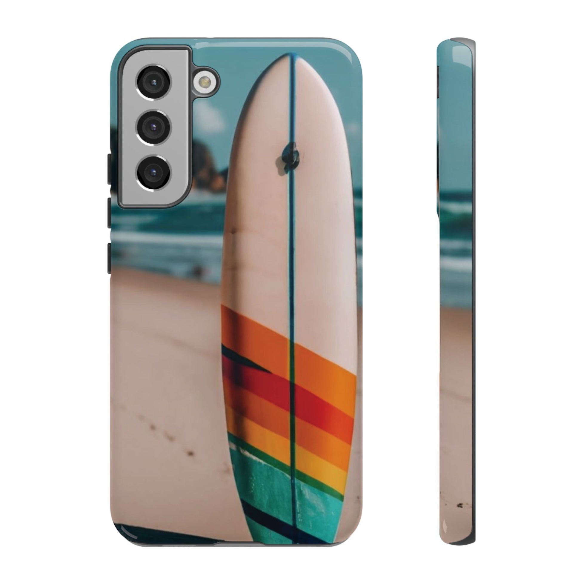 Surfboard Tough Cell Phone Case - Ruppy's Creations