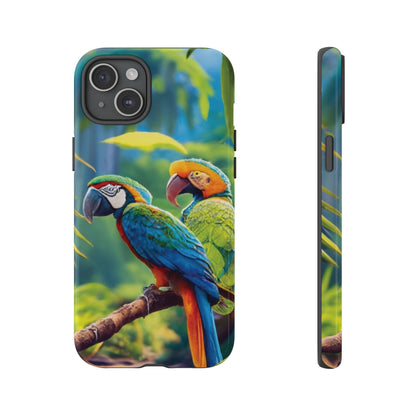 Tropical Birds Tough Cell Phone Cases - Ruppy's Creations