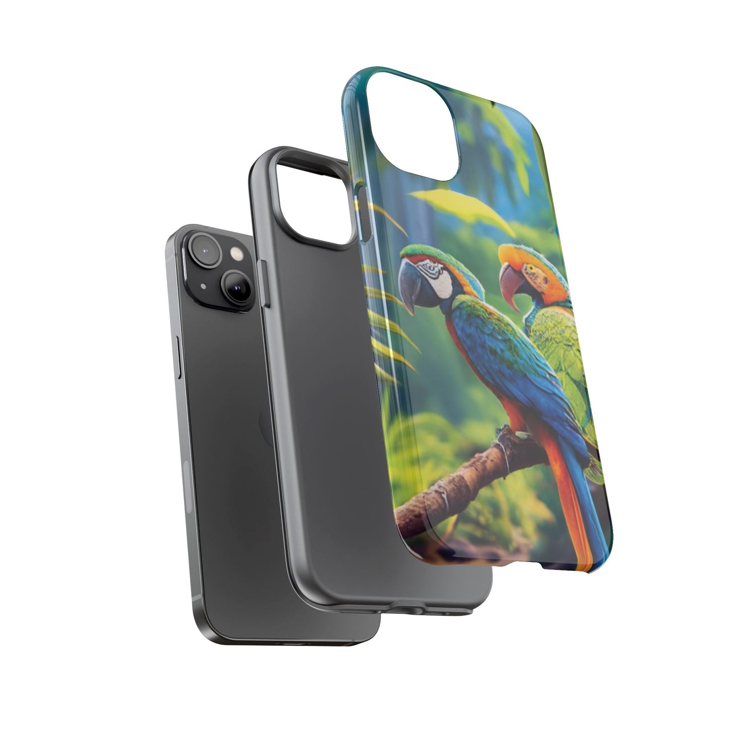Tropical Birds Tough Cell Phone Cases - Ruppy's Creations