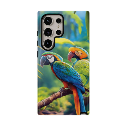 Tropical Birds Tough Cell Phone Cases - Ruppy's Creations