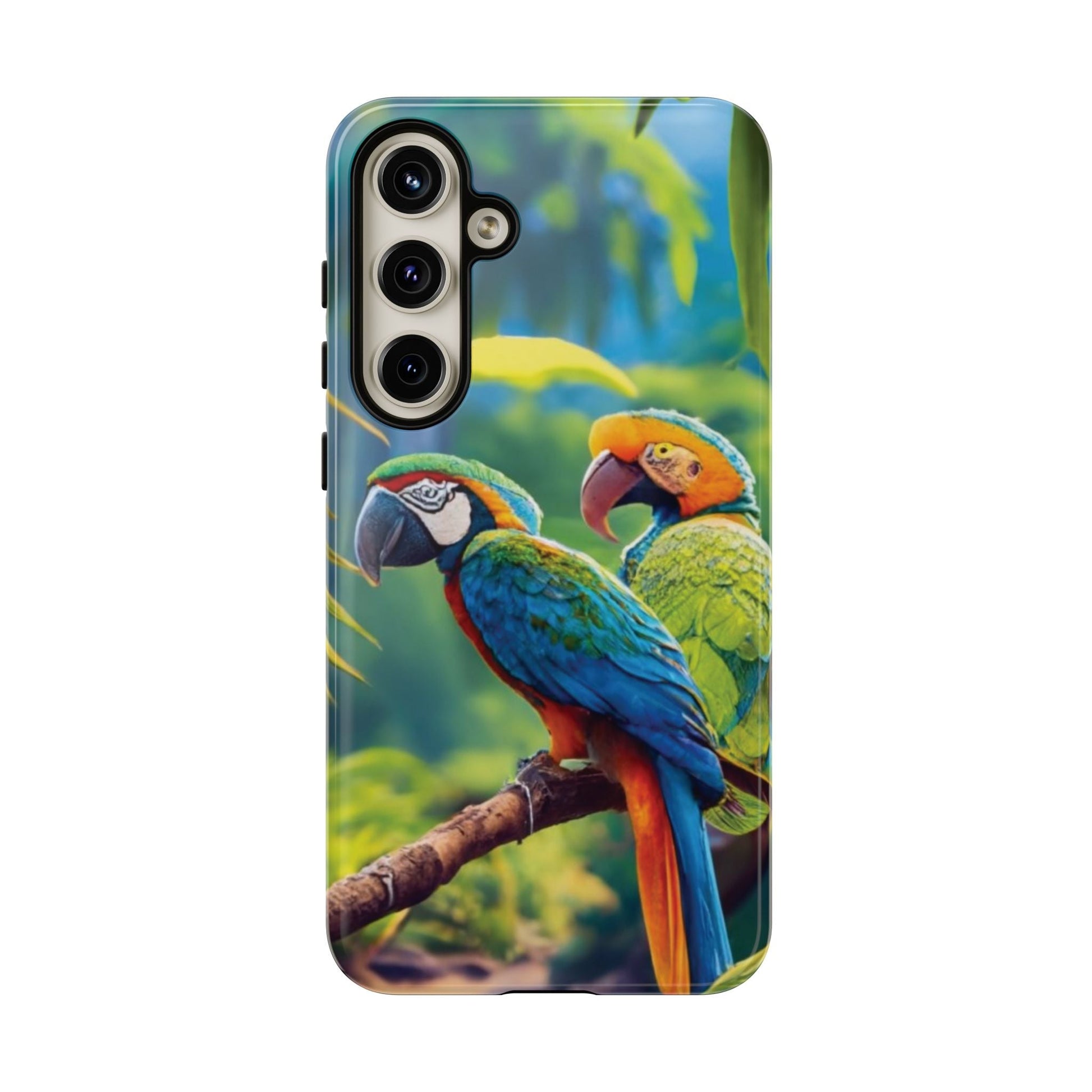 Tropical Birds Tough Cell Phone Cases - Ruppy's Creations