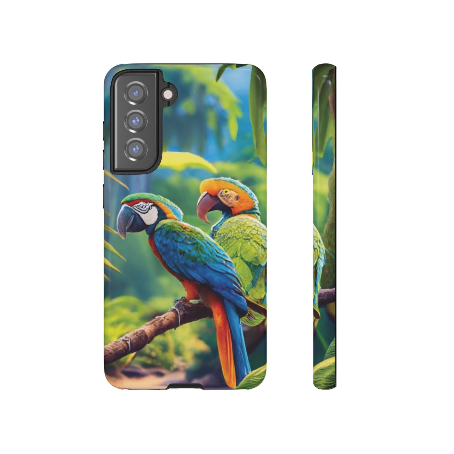 Tropical Birds Tough Cell Phone Cases - Ruppy's Creations