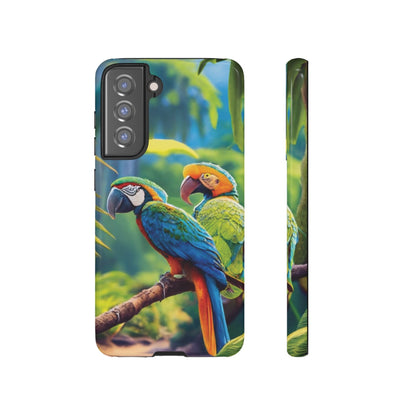 Tropical Birds Tough Cell Phone Cases - Ruppy's Creations