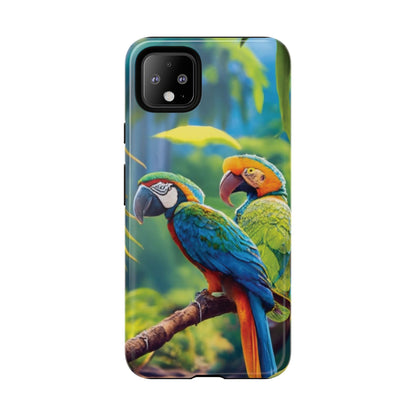 Tropical Birds Tough Cell Phone Cases - Ruppy's Creations