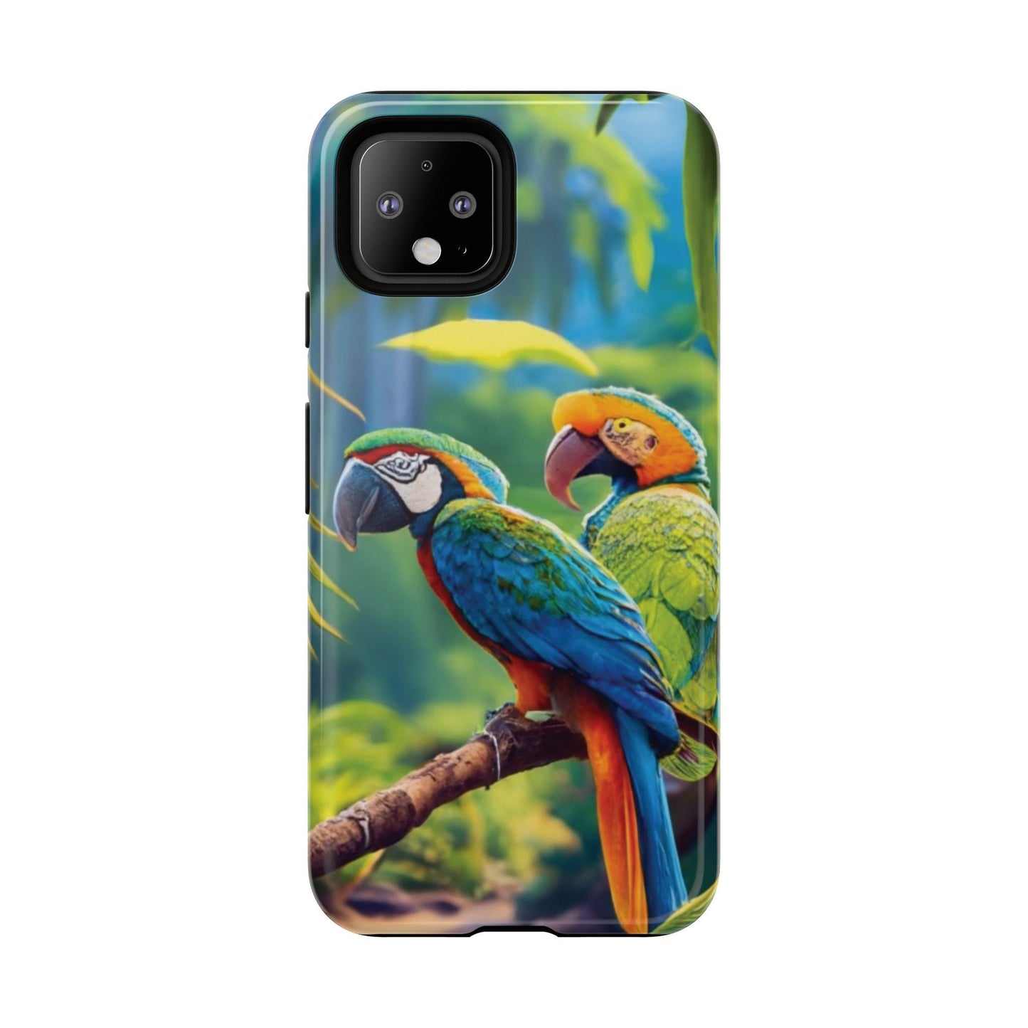 Tropical Birds Tough Cell Phone Cases - Ruppy's Creations