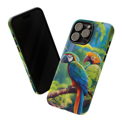 Tropical Birds Tough Cell Phone Cases - Ruppy's Creations