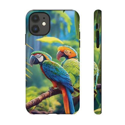 Tropical Birds Tough Cell Phone Cases - Ruppy's Creations
