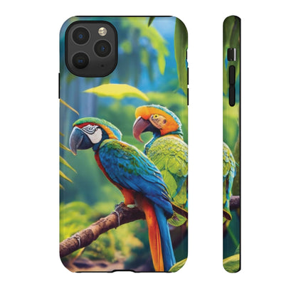 Tropical Birds Tough Cell Phone Cases - Ruppy's Creations