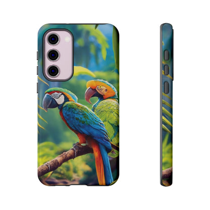 Tropical Birds Tough Cell Phone Cases - Ruppy's Creations