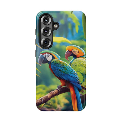 Tropical Birds Tough Cell Phone Cases - Ruppy's Creations