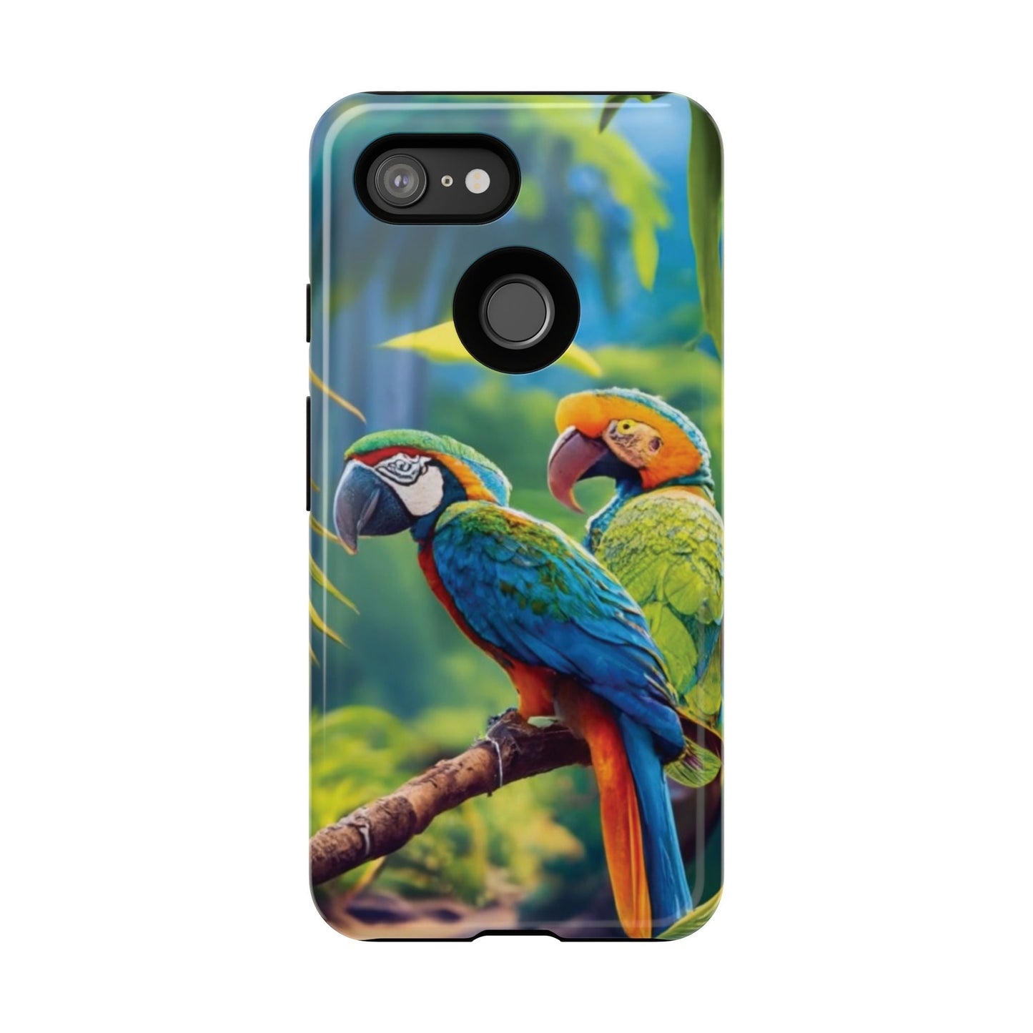 Tropical Birds Tough Cell Phone Cases - Ruppy's Creations