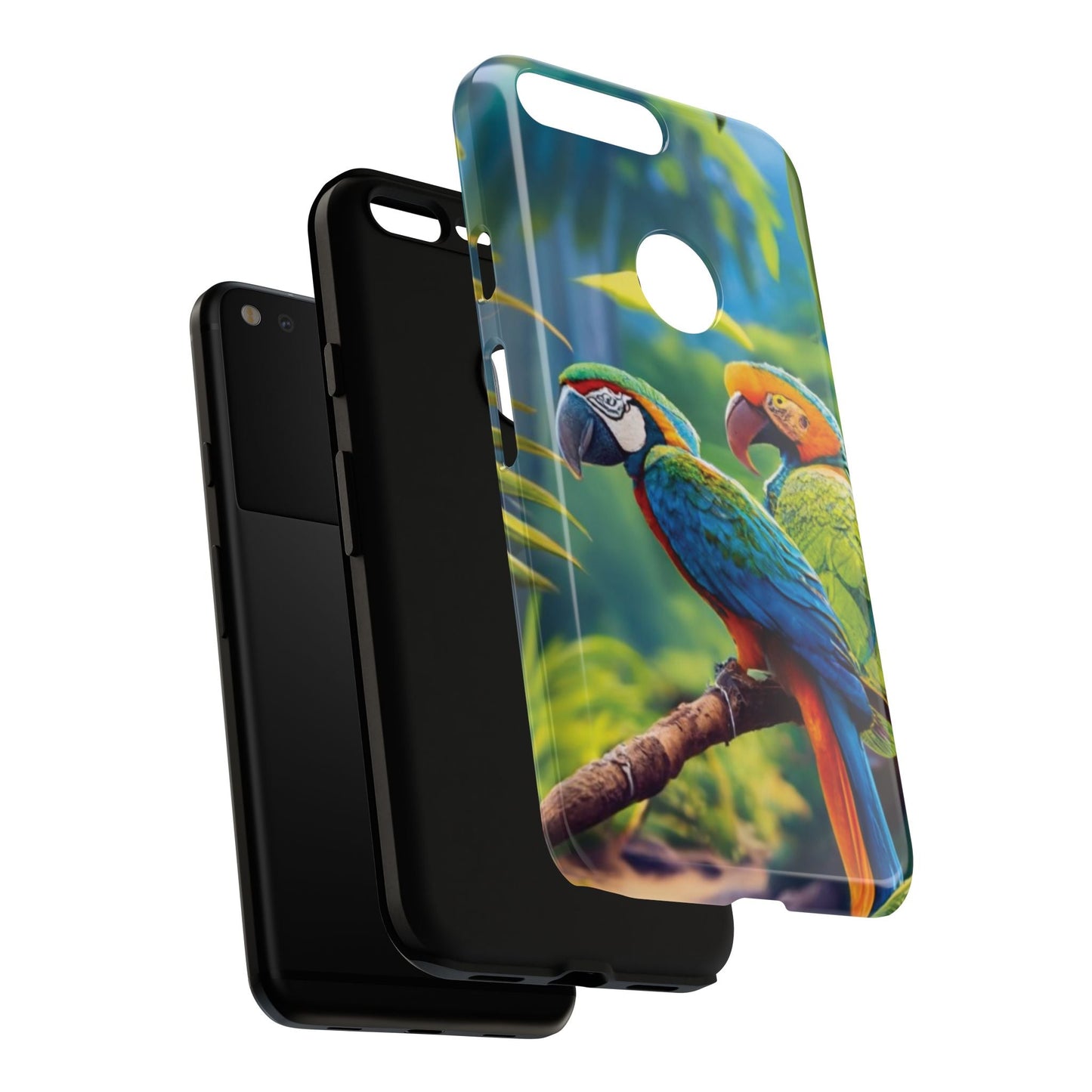 Tropical Birds Tough Cell Phone Cases - Ruppy's Creations