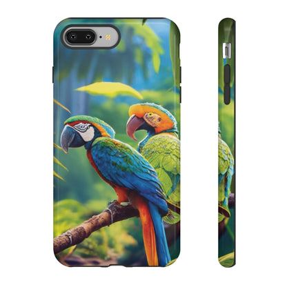 Tropical Birds Tough Cell Phone Cases - Ruppy's Creations