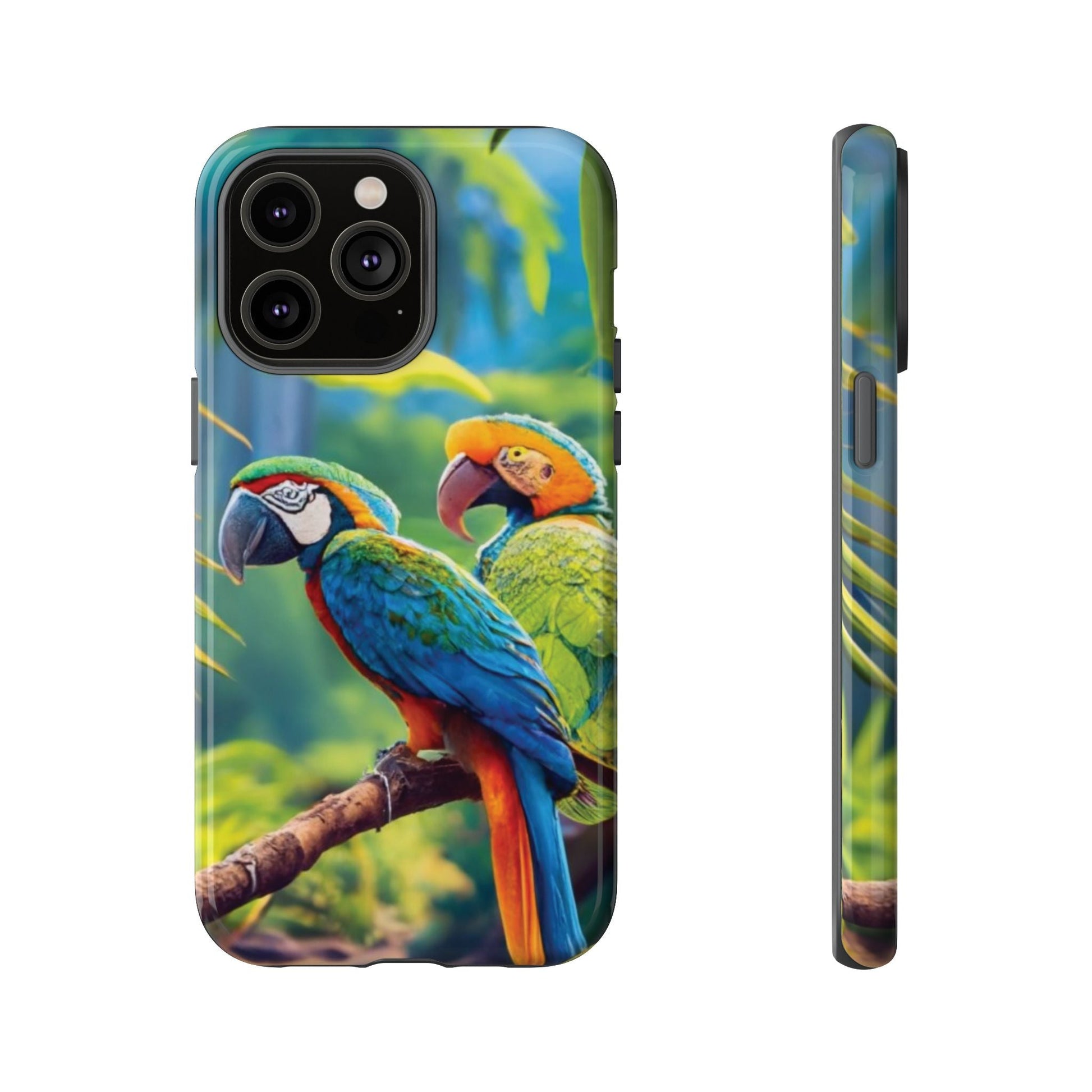 Tropical Birds Tough Cell Phone Cases - Ruppy's Creations