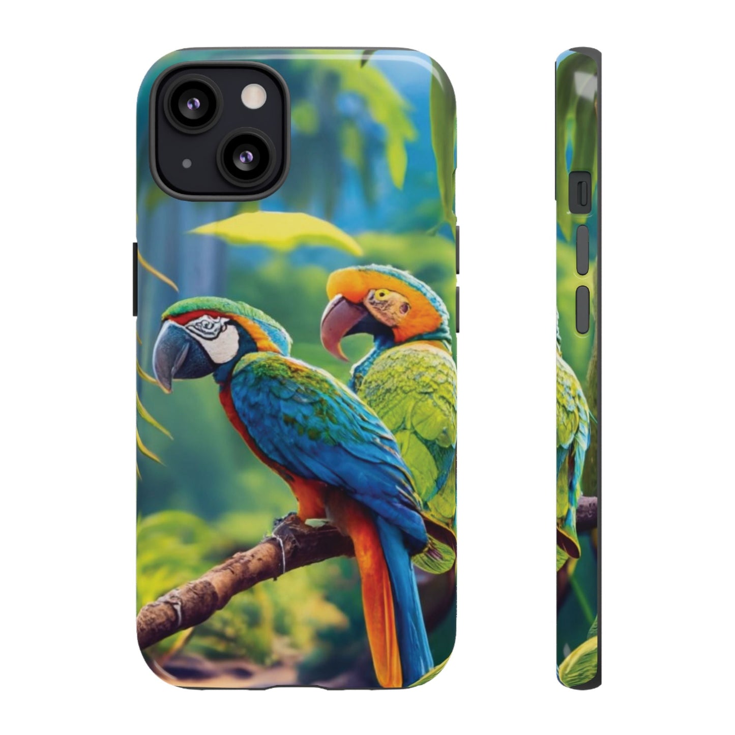 Tropical Birds Tough Cell Phone Cases - Ruppy's Creations