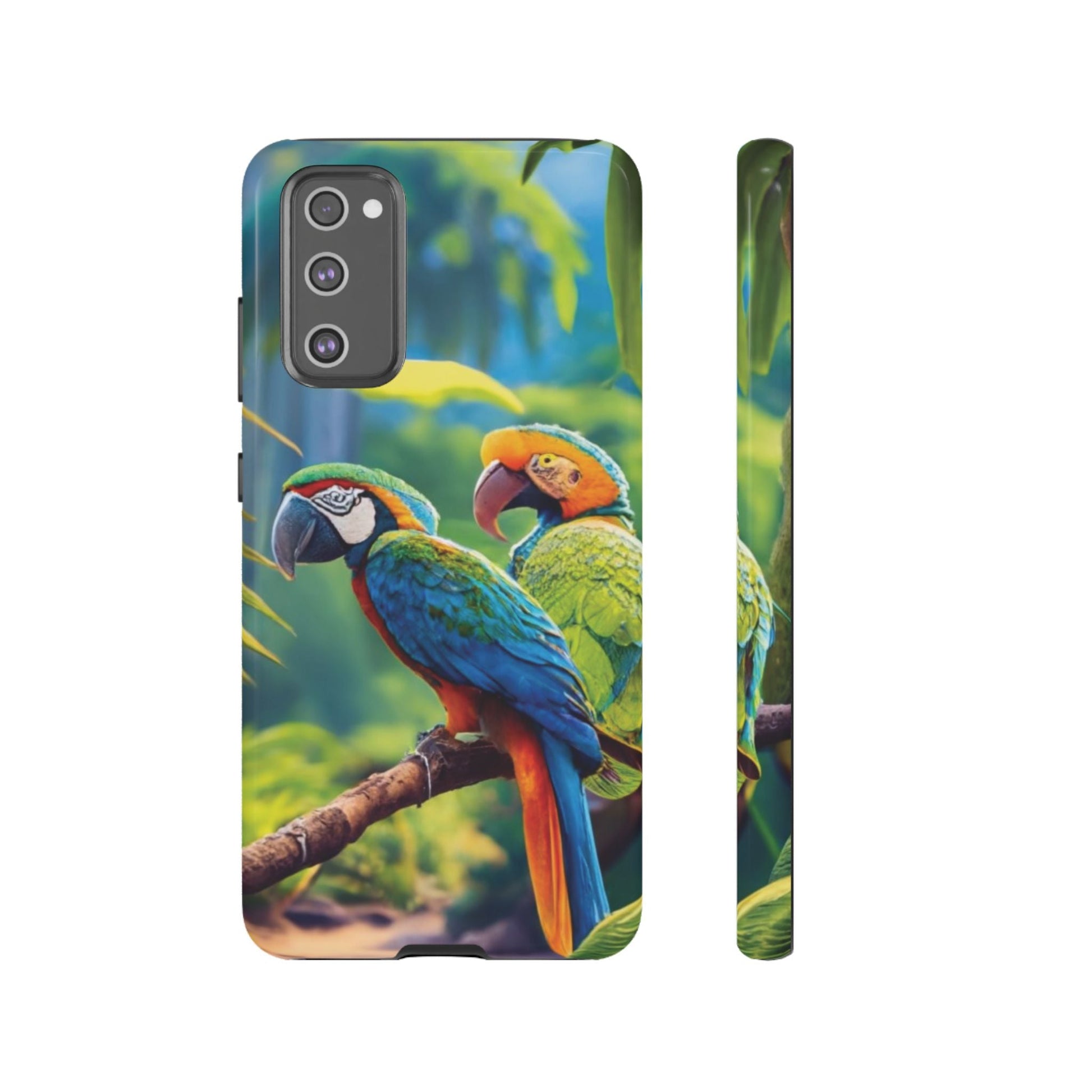 Tropical Birds Tough Cell Phone Cases - Ruppy's Creations