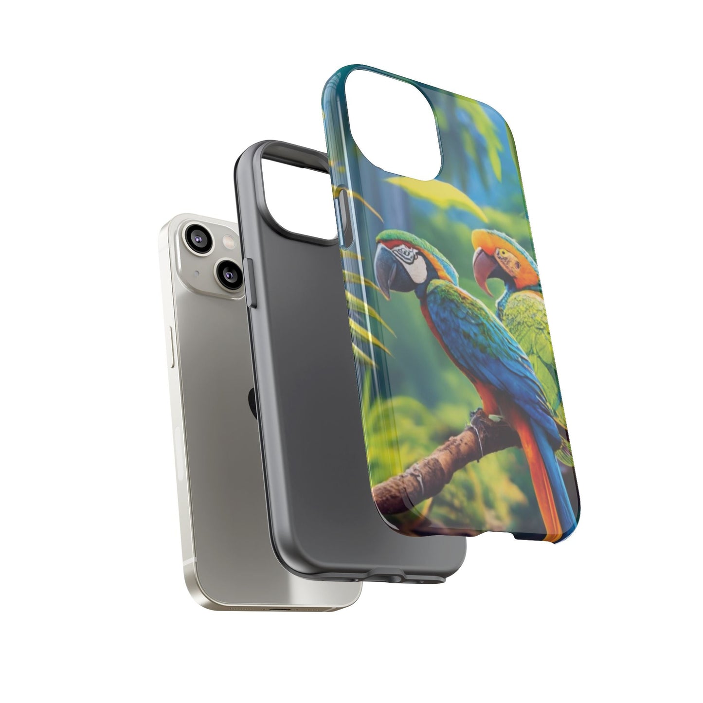 Tropical Birds Tough Cell Phone Cases - Ruppy's Creations