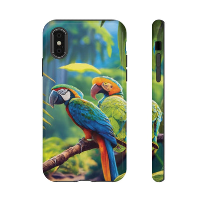 Tropical Birds Tough Cell Phone Cases - Ruppy's Creations