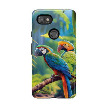 Tropical Birds Tough Cell Phone Cases - Ruppy's Creations