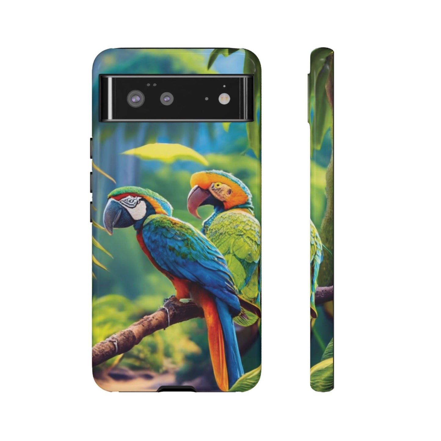 Tropical Birds Tough Cell Phone Cases - Ruppy's Creations