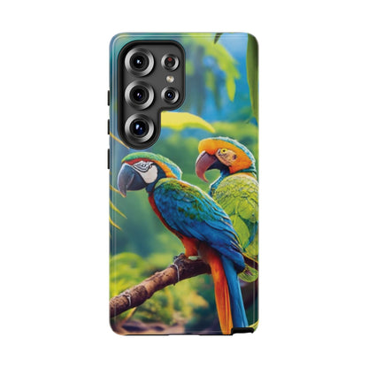 Tropical Birds Tough Cell Phone Cases - Ruppy's Creations