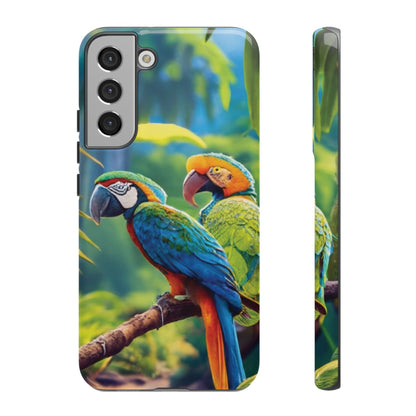Tropical Birds Tough Cell Phone Cases - Ruppy's Creations