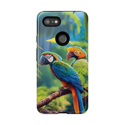 Tropical Birds Tough Cell Phone Cases - Ruppy's Creations