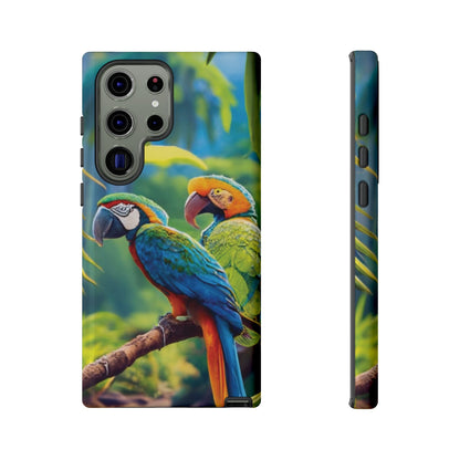 Tropical Birds Tough Cell Phone Cases - Ruppy's Creations