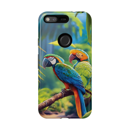 Tropical Birds Tough Cell Phone Cases - Ruppy's Creations