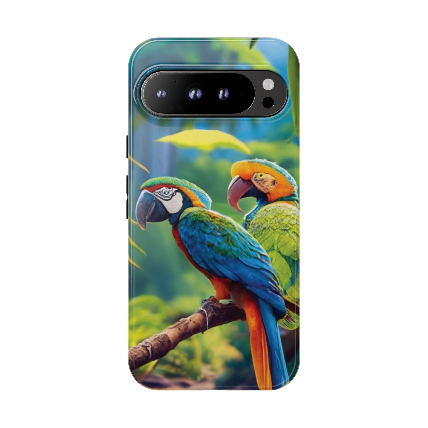 Tropical Birds Tough Cell Phone Cases - Ruppy's Creations