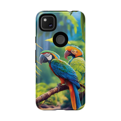 Tropical Birds Tough Cell Phone Cases - Ruppy's Creations