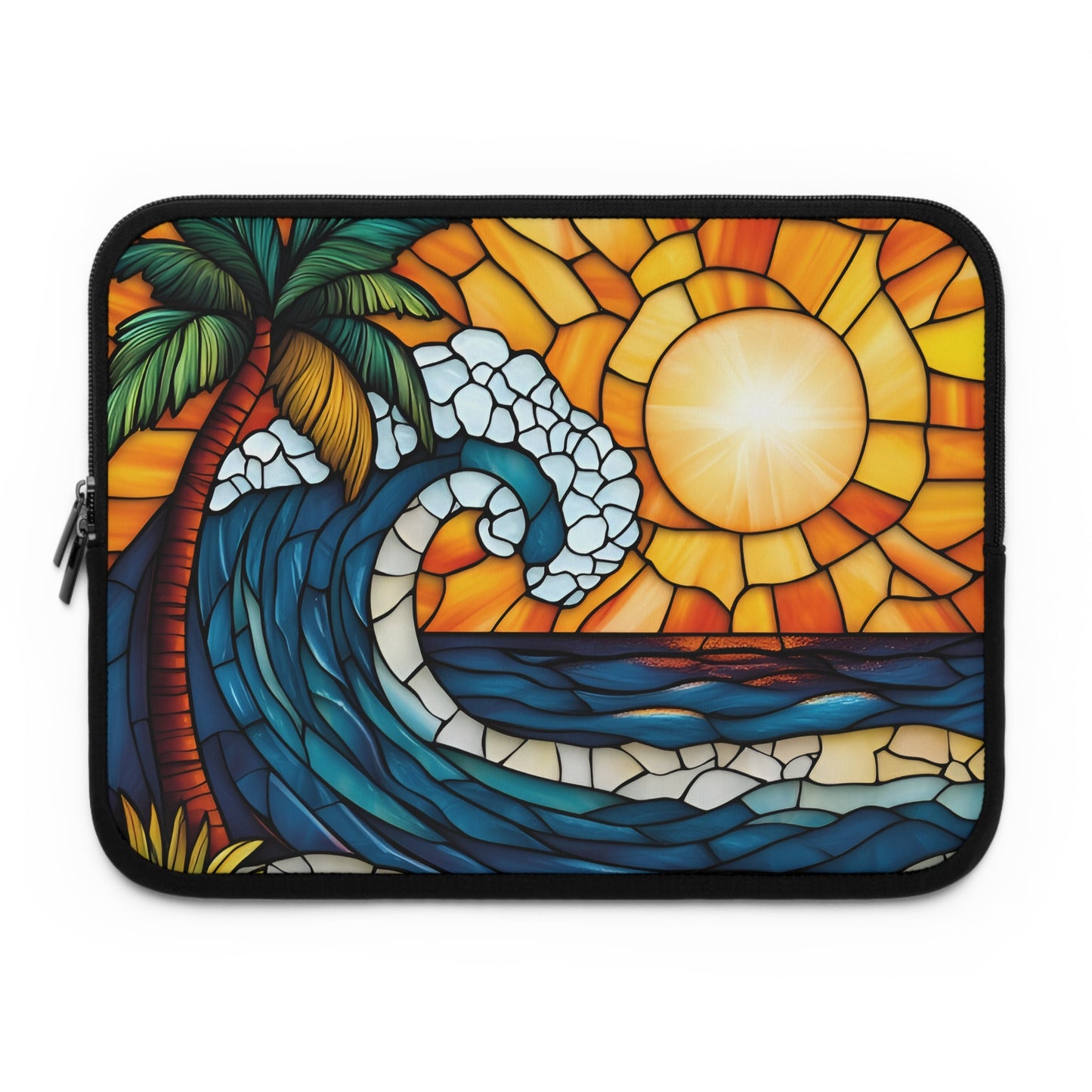 Tropical Sunset in Mosaic Laptop Sleeve - Ruppy's Creations