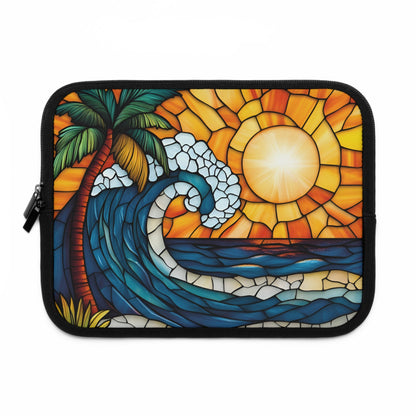 Tropical Sunset in Mosaic Laptop Sleeve - Ruppy's Creations