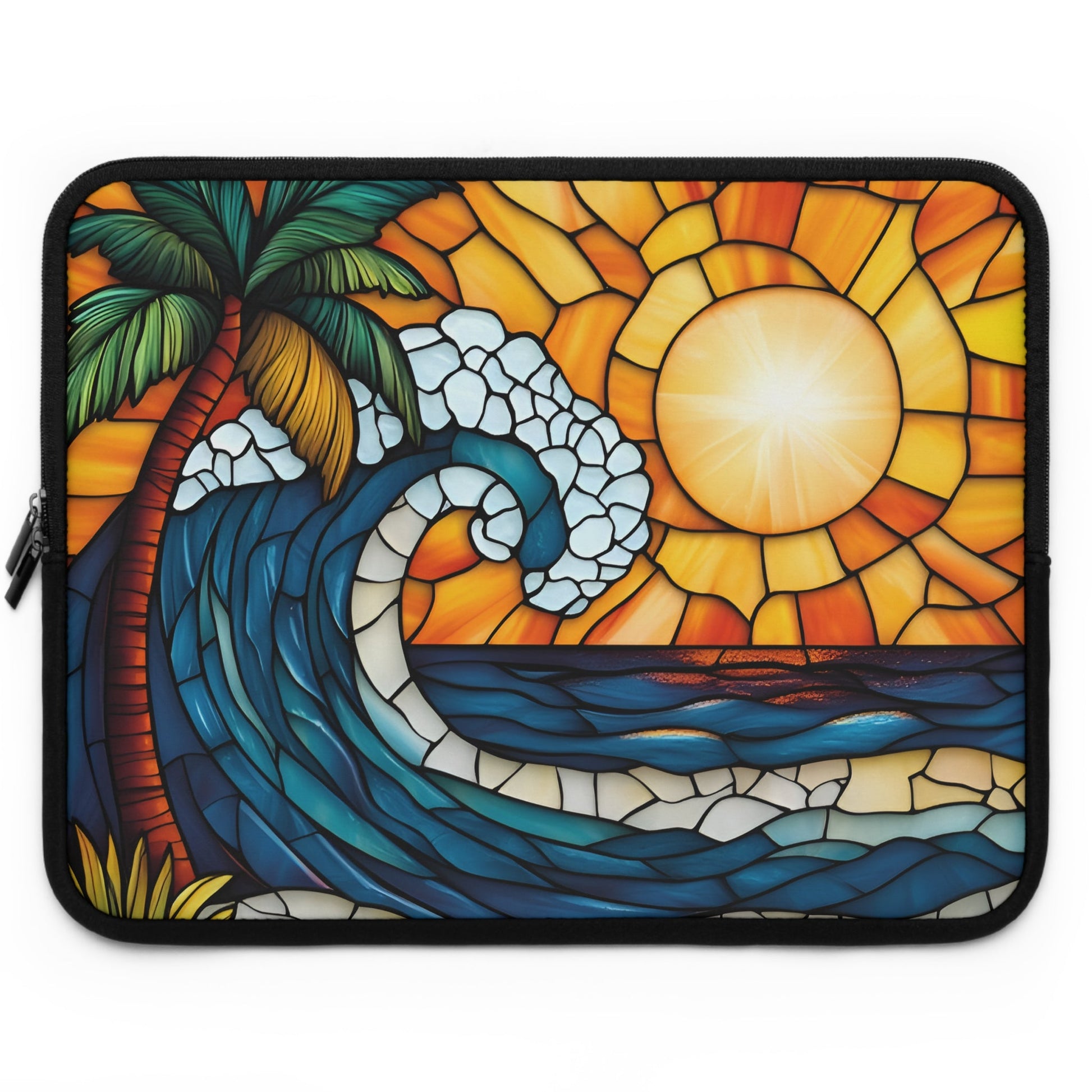 Tropical Sunset in Mosaic Laptop Sleeve - Ruppy's Creations