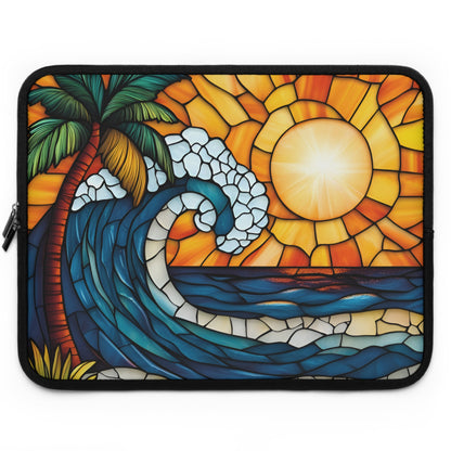 Tropical Sunset in Mosaic Laptop Sleeve - Ruppy's Creations