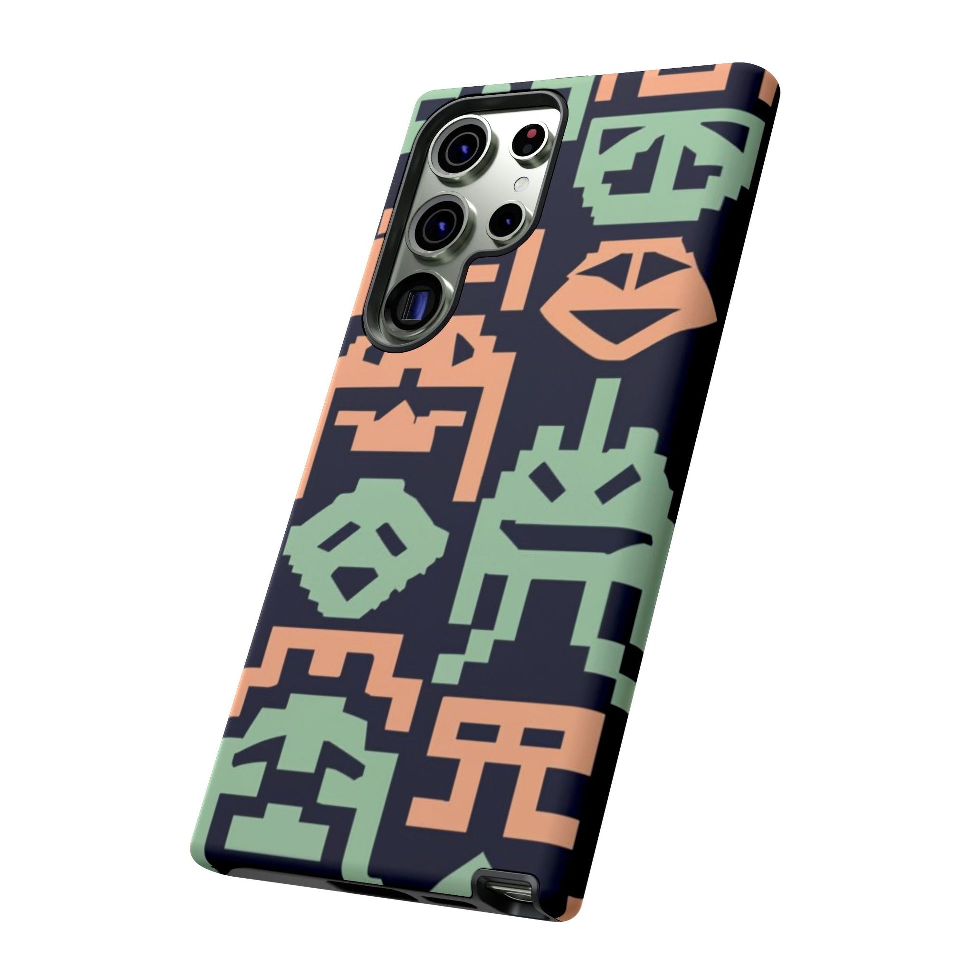Vintage Video Space Game Graphics Tough Cell Phone Case - Ruppy's Creations