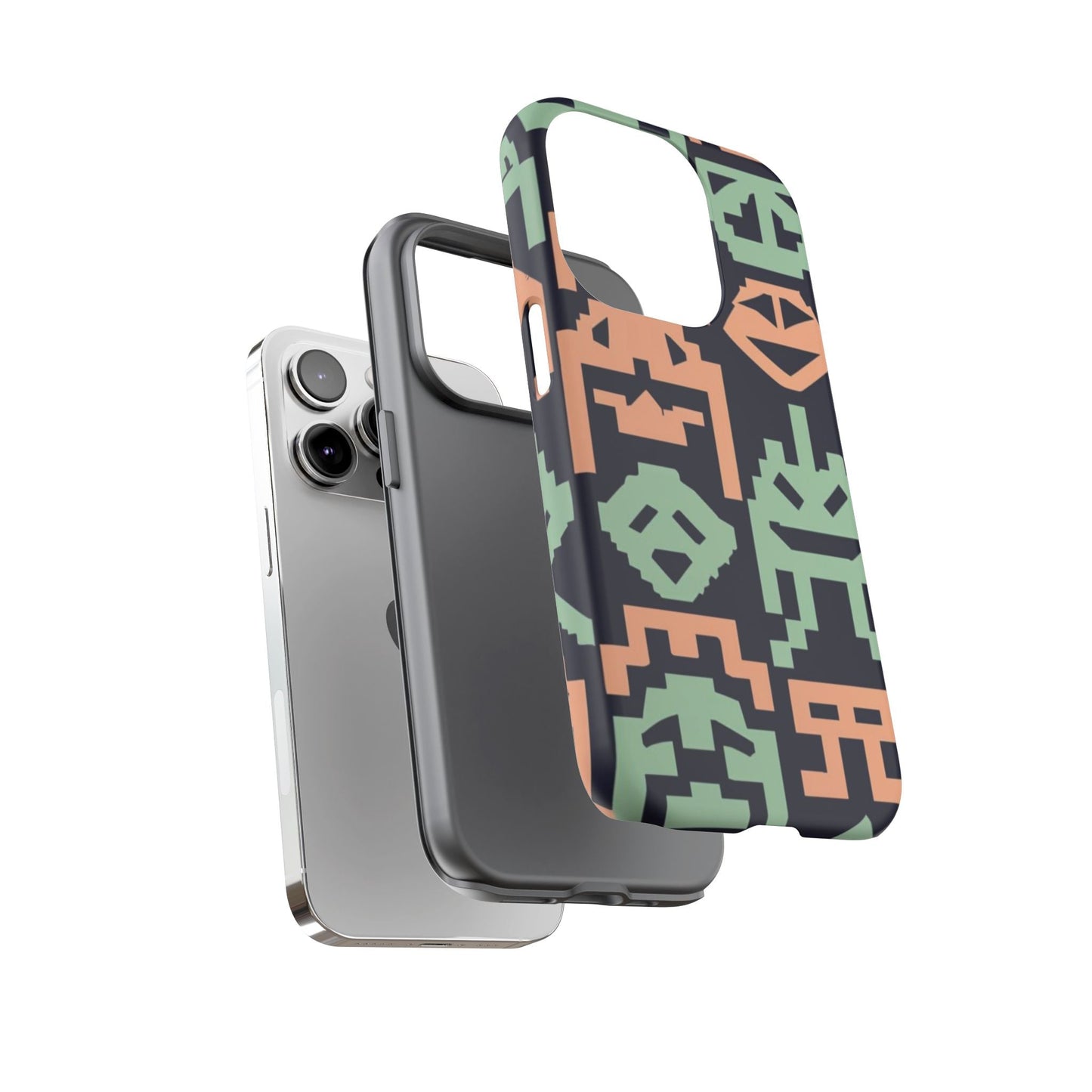 Vintage Video Space Game Graphics Tough Cell Phone Case - Ruppy's Creations