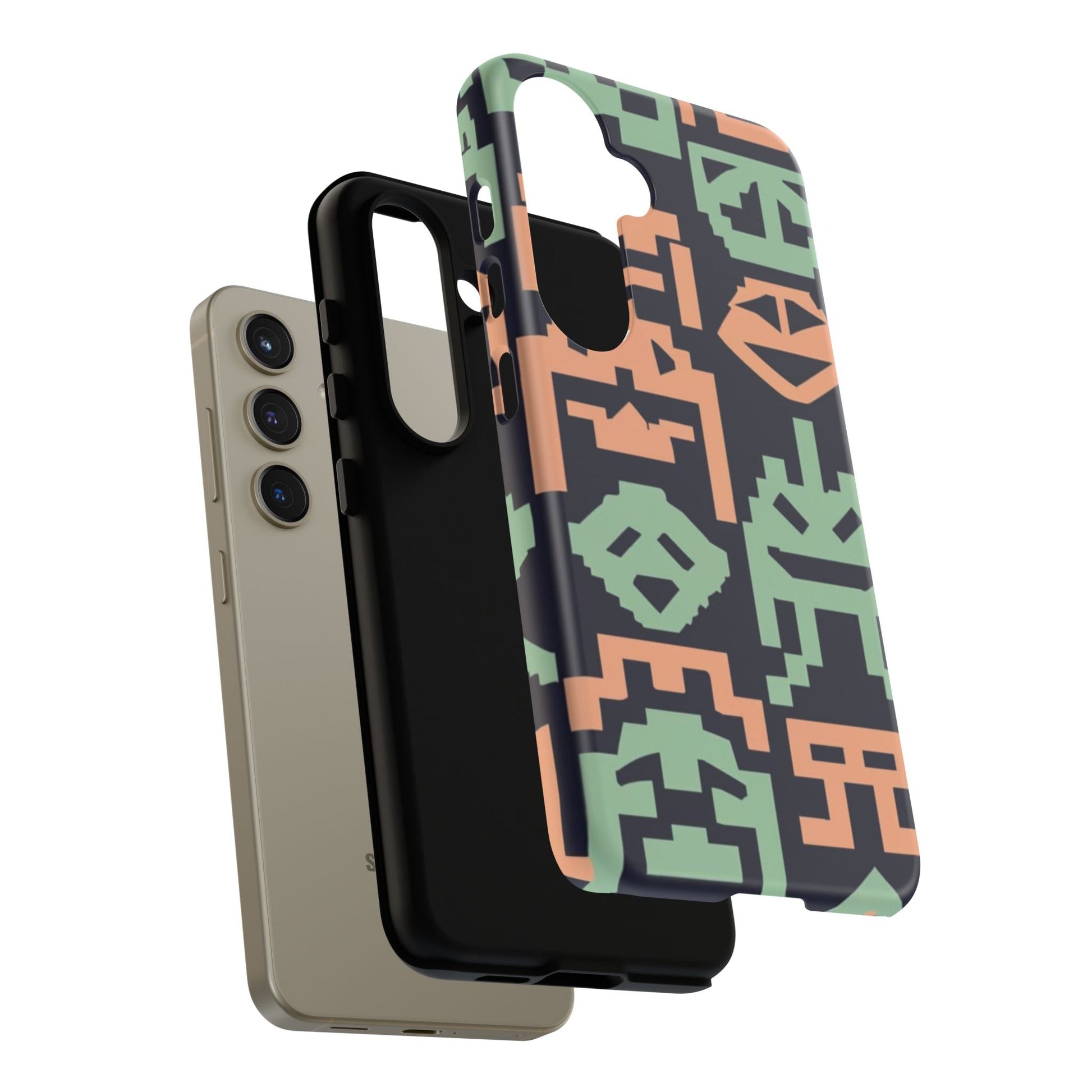 Vintage Video Space Game Graphics Tough Cell Phone Case - Ruppy's Creations