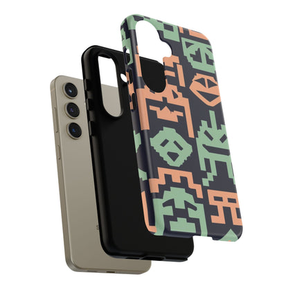 Vintage Video Space Game Graphics Tough Cell Phone Case - Ruppy's Creations