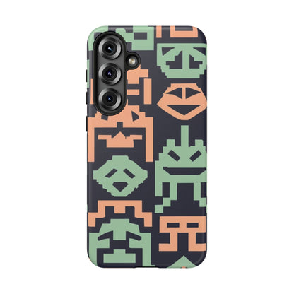 Vintage Video Space Game Graphics Tough Cell Phone Case - Ruppy's Creations