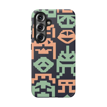 Vintage Video Space Game Graphics Tough Cell Phone Case - Ruppy's Creations