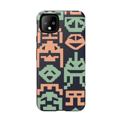 Vintage Video Space Game Graphics Tough Cell Phone Case - Ruppy's Creations
