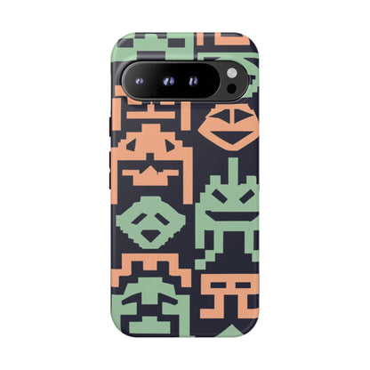 Vintage Video Space Game Graphics Tough Cell Phone Case - Ruppy's Creations