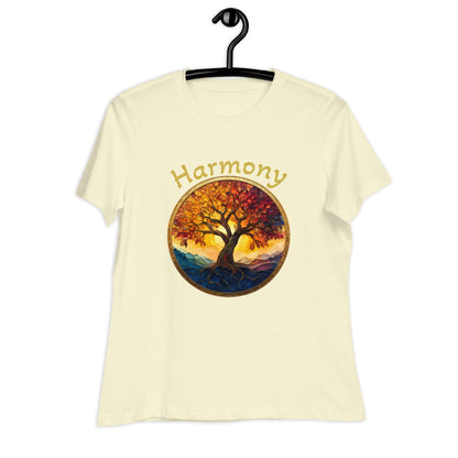 Women's Harmony Tree Relaxed T-Shirt - Ruppy's Creations
